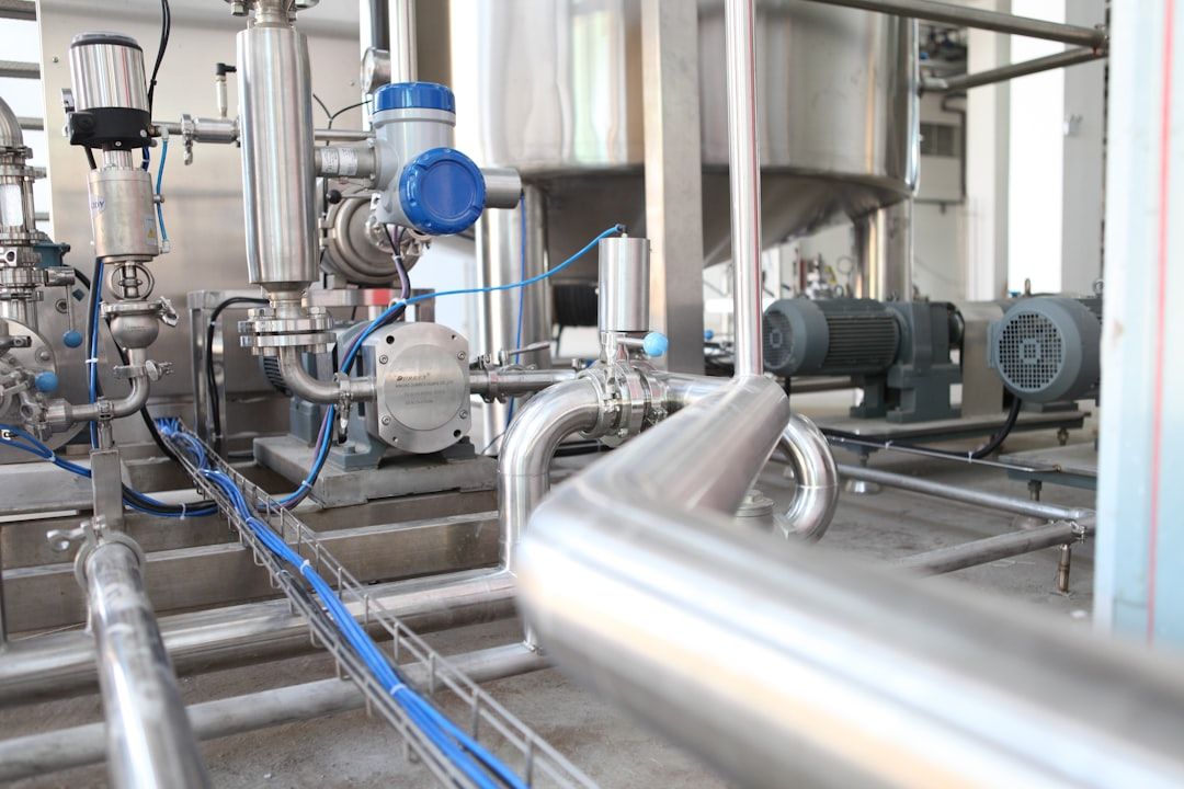 Stainless process dosing skid with pumps and instrumentation