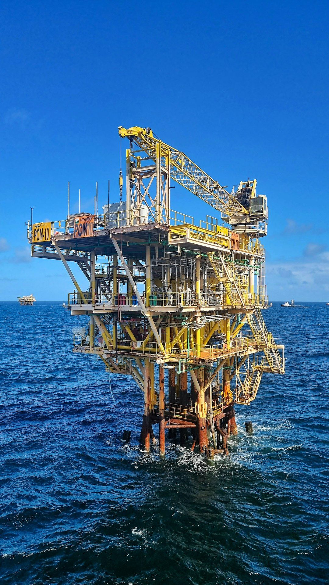 Offshore platform in open sea