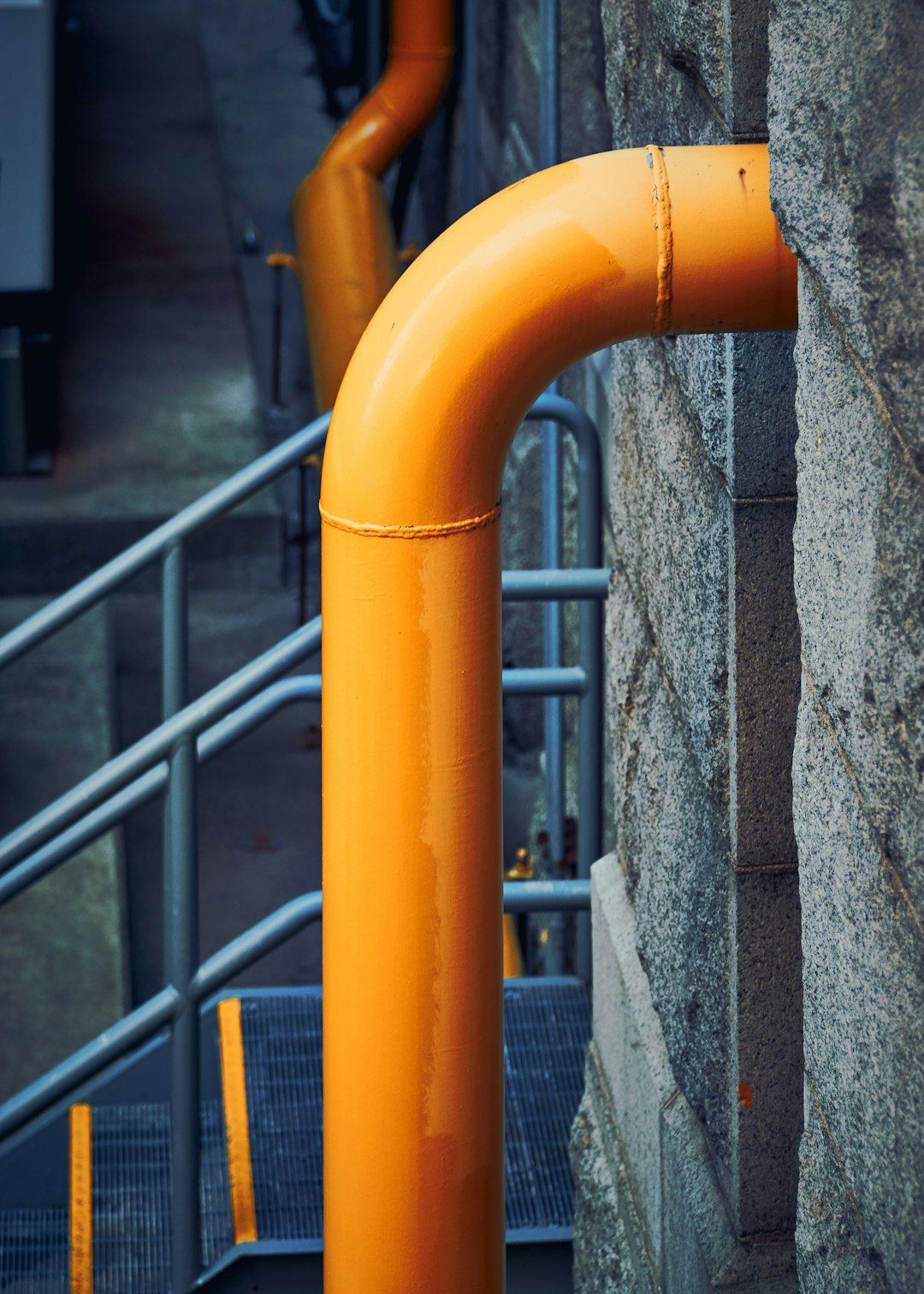 Pipework with a protective coating